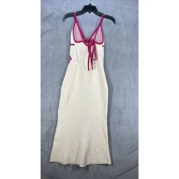 NEw Anthropologie The Wolfgang Sleeveless V-neck Knit Midi Dress Size Medium - Picture 6 of 10